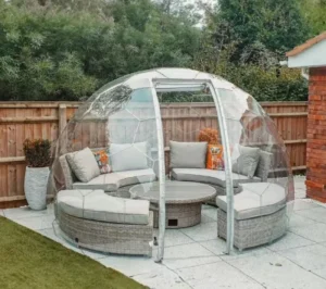 Frameless Dome for backyard Rest space